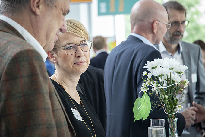 Gäste im Gespräch