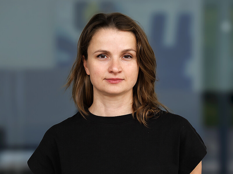 Prof. Dr. Nadine Albrecht im Porträt an der Hochschule Zittau/Görlitz.